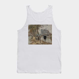 Notre Dame de Paris by Jean-Francois Raffaelli Tank Top